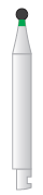 Beveled cylinder bur