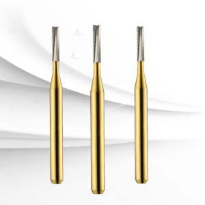 GW557 tungsten carbide metal cutting bur for cutting crowns bridges and metal restorations
